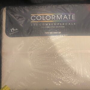 Twin Size Sheet Set - Cream